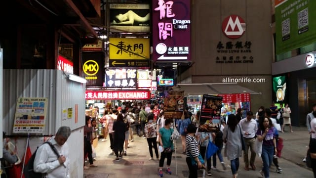 Mongkok MTR exit e2 outside