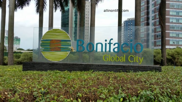 A sign of Bonifacio Global City.